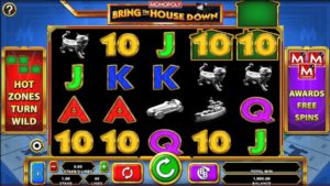 Monopoly Bring the House Down Slot Layout
