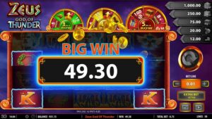 Zeus God of Thunder Big Win