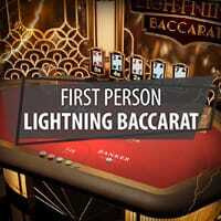 First Person Lightning Baccarat (Evolution)