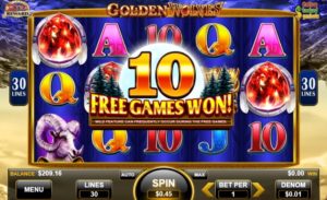 Golden Wolves Free Spins